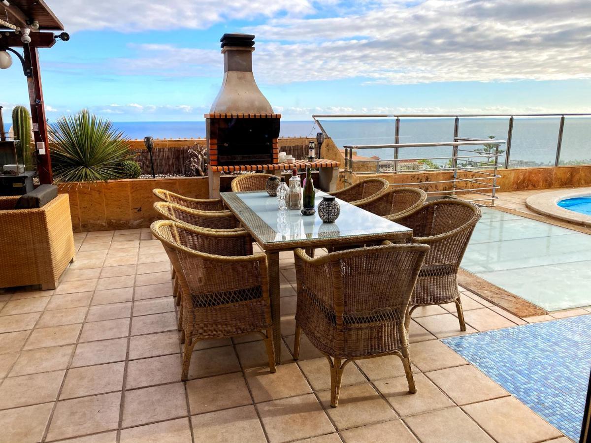 Luxury 5 Star Villa Violetta With Amazing Sea View, Jacuzzi And Heated Pool San Agustín Eksteriør billede