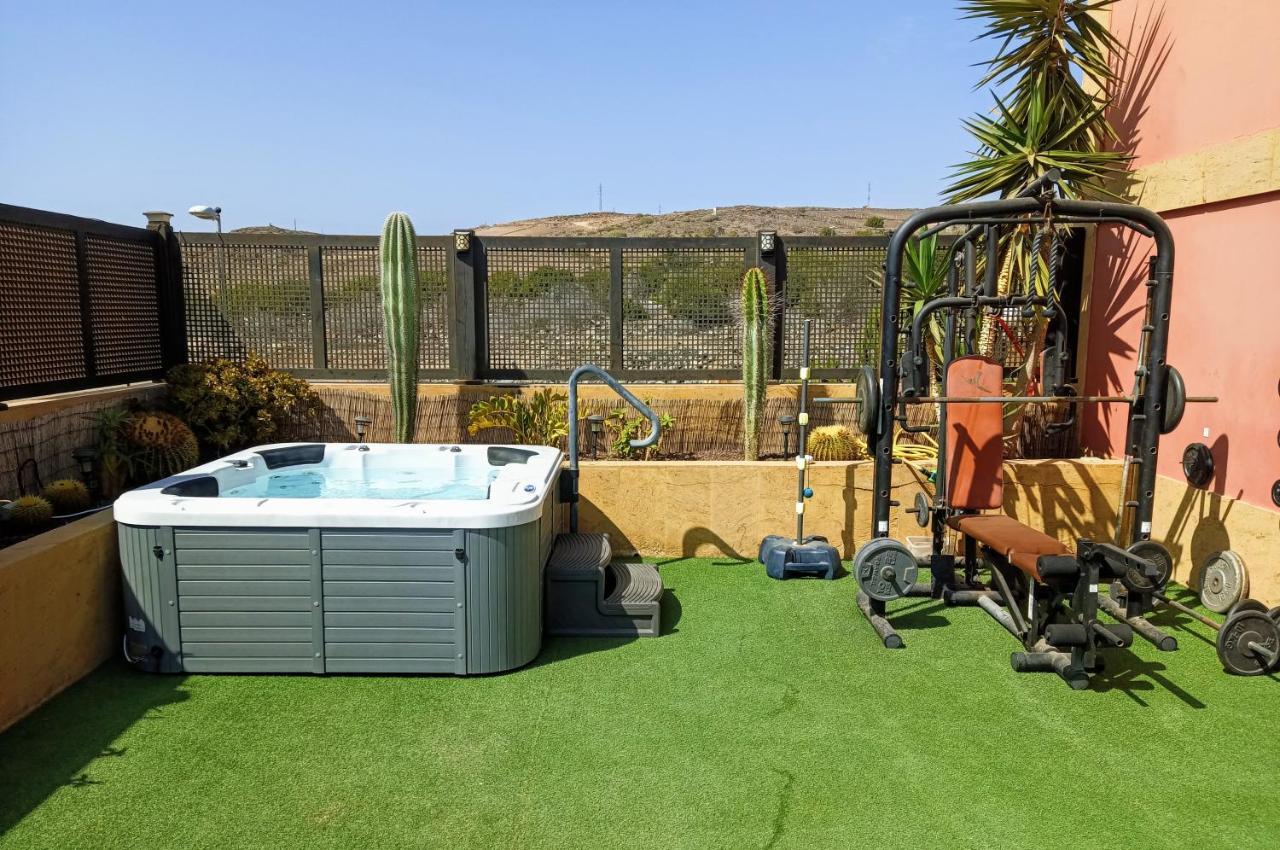 Luxury 5 Star Villa Violetta With Amazing Sea View, Jacuzzi And Heated Pool San Agustín Eksteriør billede
