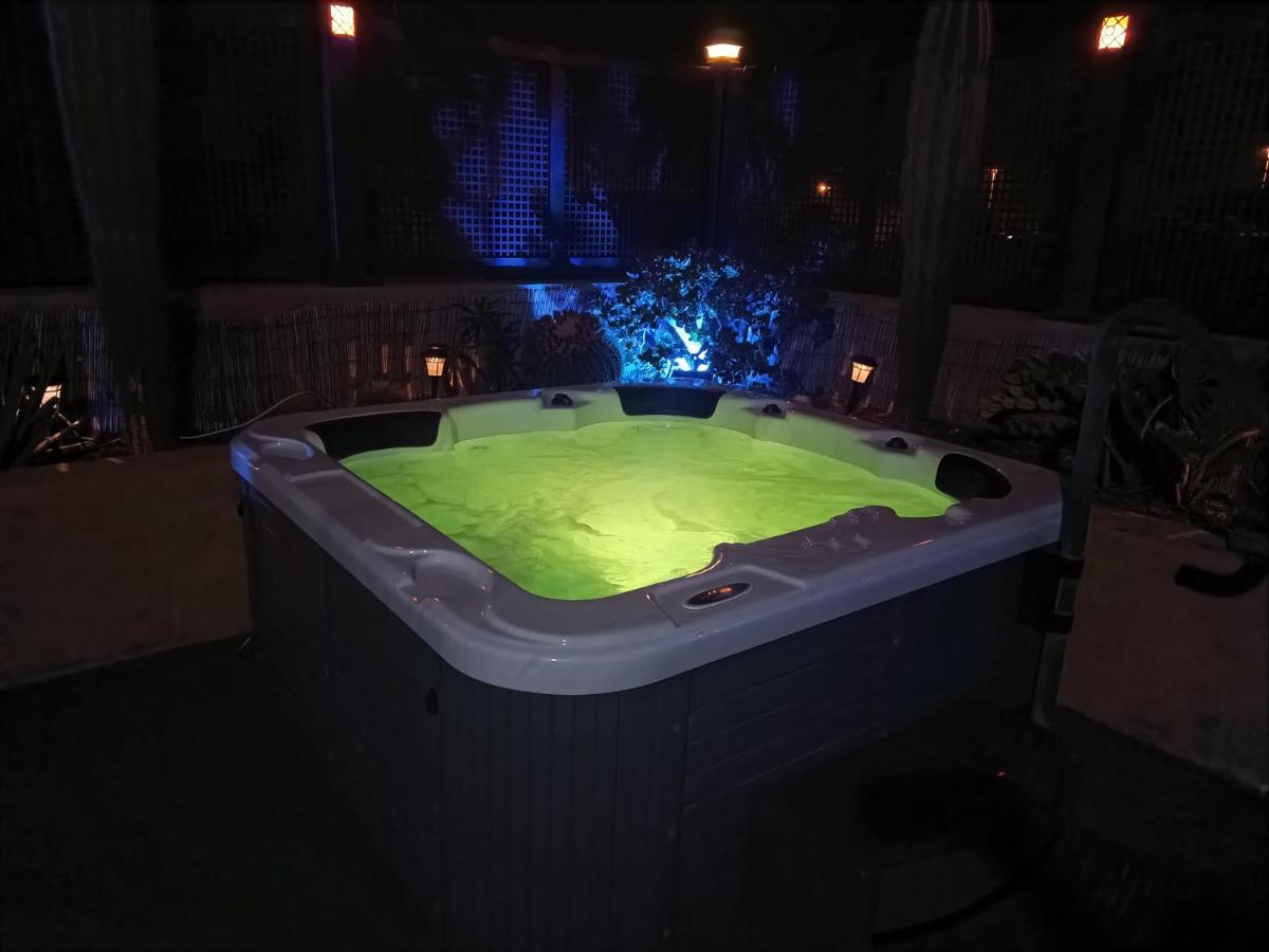 Luxury 5 Star Villa Violetta With Amazing Sea View, Jacuzzi And Heated Pool San Agustín Eksteriør billede
